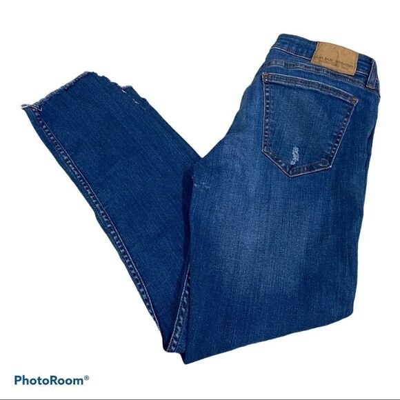 ZARA BASIC Distressed Jeans - Picture 1 of 5